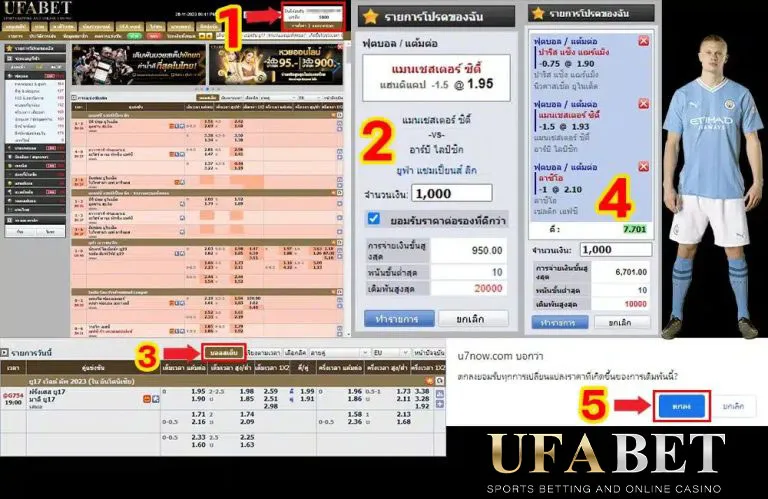 วิธีแทงบอลสเต็ปUFABET